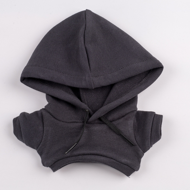 批发10CM20厘米娃衣棉花娃娃衣服连帽卫衣公仔衣服40CM娃衣现货|undefined