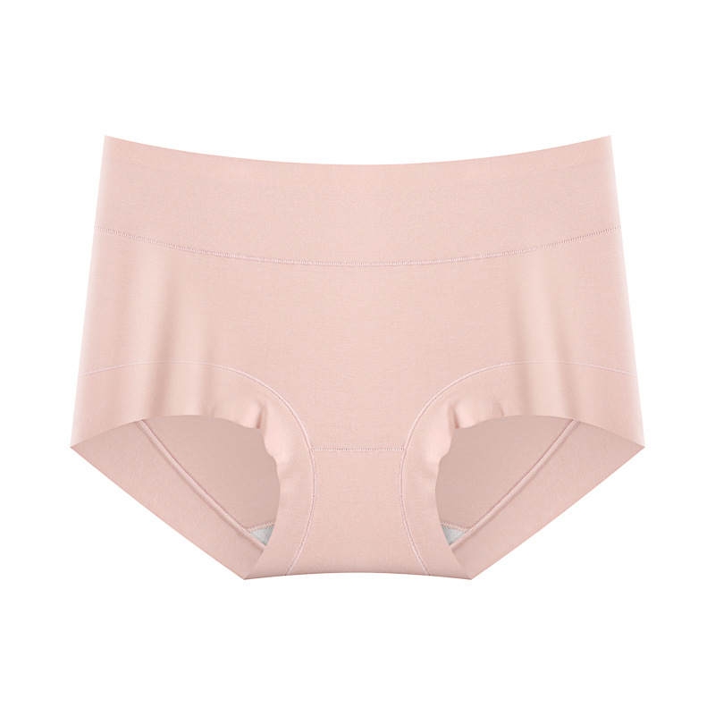 Ropa interior de algodón de cintura alta de las nuevas mujeres 60 algodón peinado más tamaño algodón entrepierna antibacteriano vientre contracción cadera levantamiento escritos