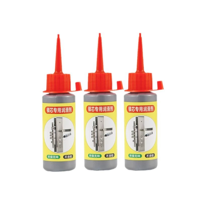 Pencil, lubricant, mechanical lock, anti-theft