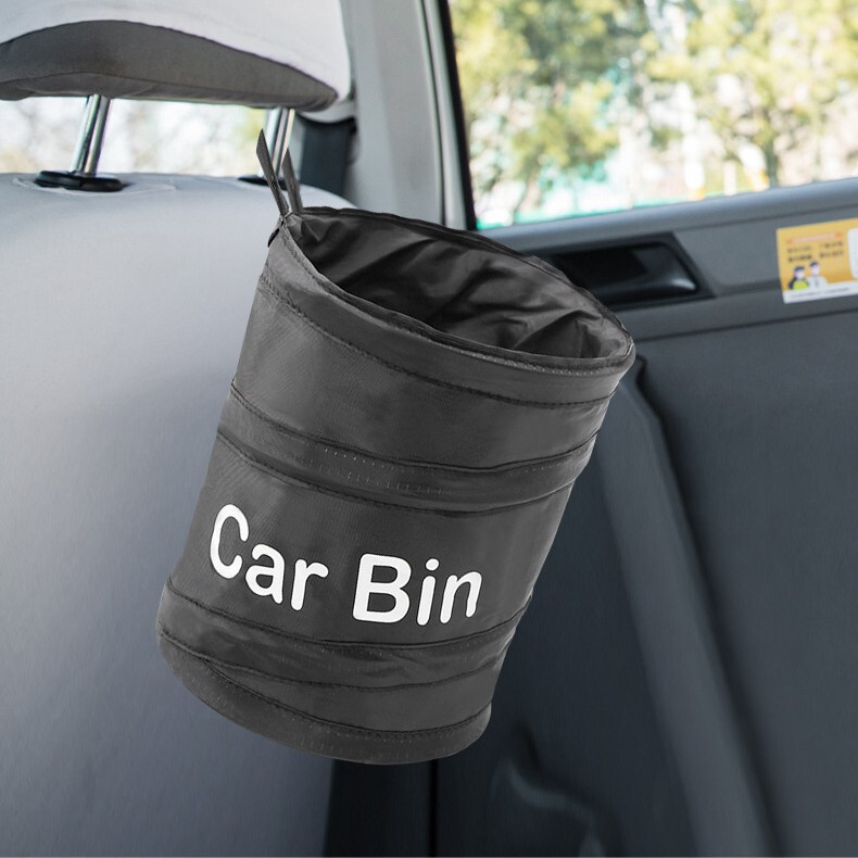 Car-mounted multifunctional trash bin, car storage bin, spiral bin, foldable trash bin, single-layer garbage storage bin Car-mounted multifunctional trash bin, car storage bin, spiral bin, foldable trash bin, single-layer garbage storage bin