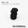 Black base hair rope, fresh elastic hair accessory, simple and elegant design, no hair damage