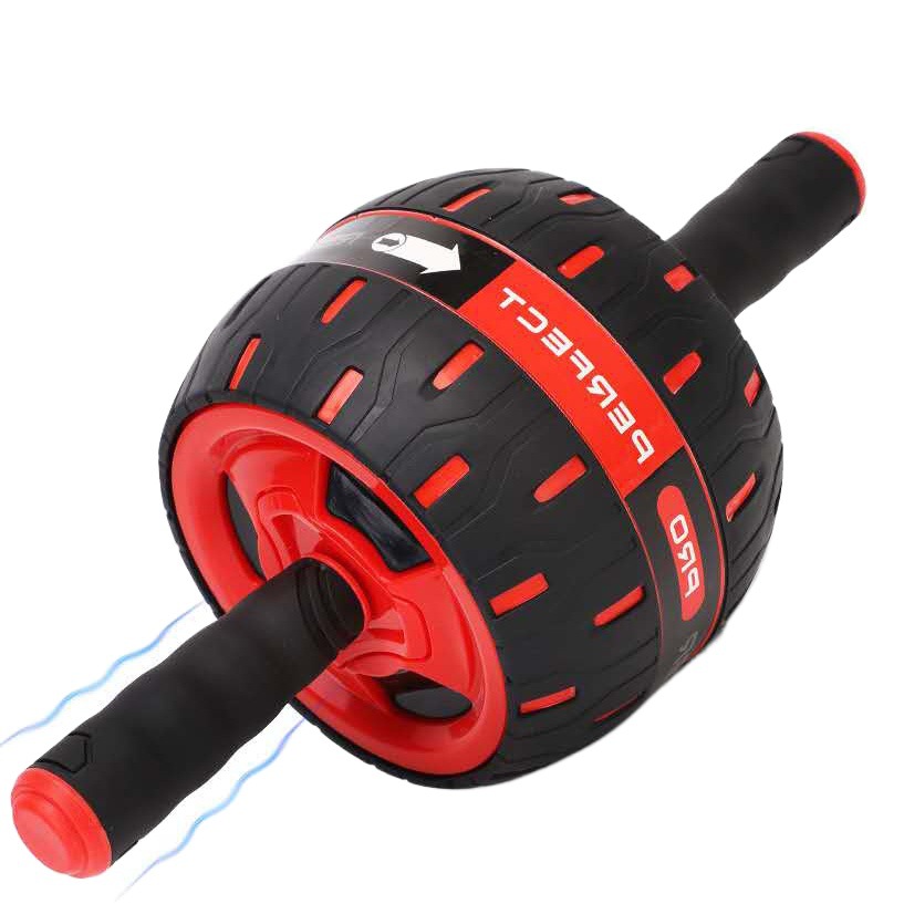 Nueva polea de rodillo de la rueda abdominal mudo entrenamiento para hombres en casa reducción de vientre equipo de fitness rueda muscular abdominal venta exclusiva transfronteriza