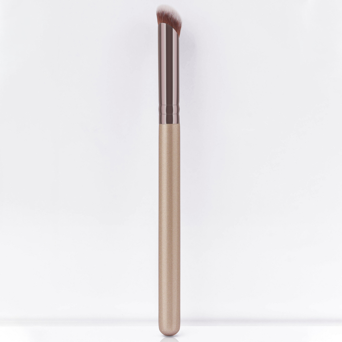 Juego de brochas de maquillaje color champán de 1 pieza, 4 piezas, 10 piezas, 14 piezas con bolsa, 10 piezas para venta transfronteriza, dropshipping, directo de fábrica.