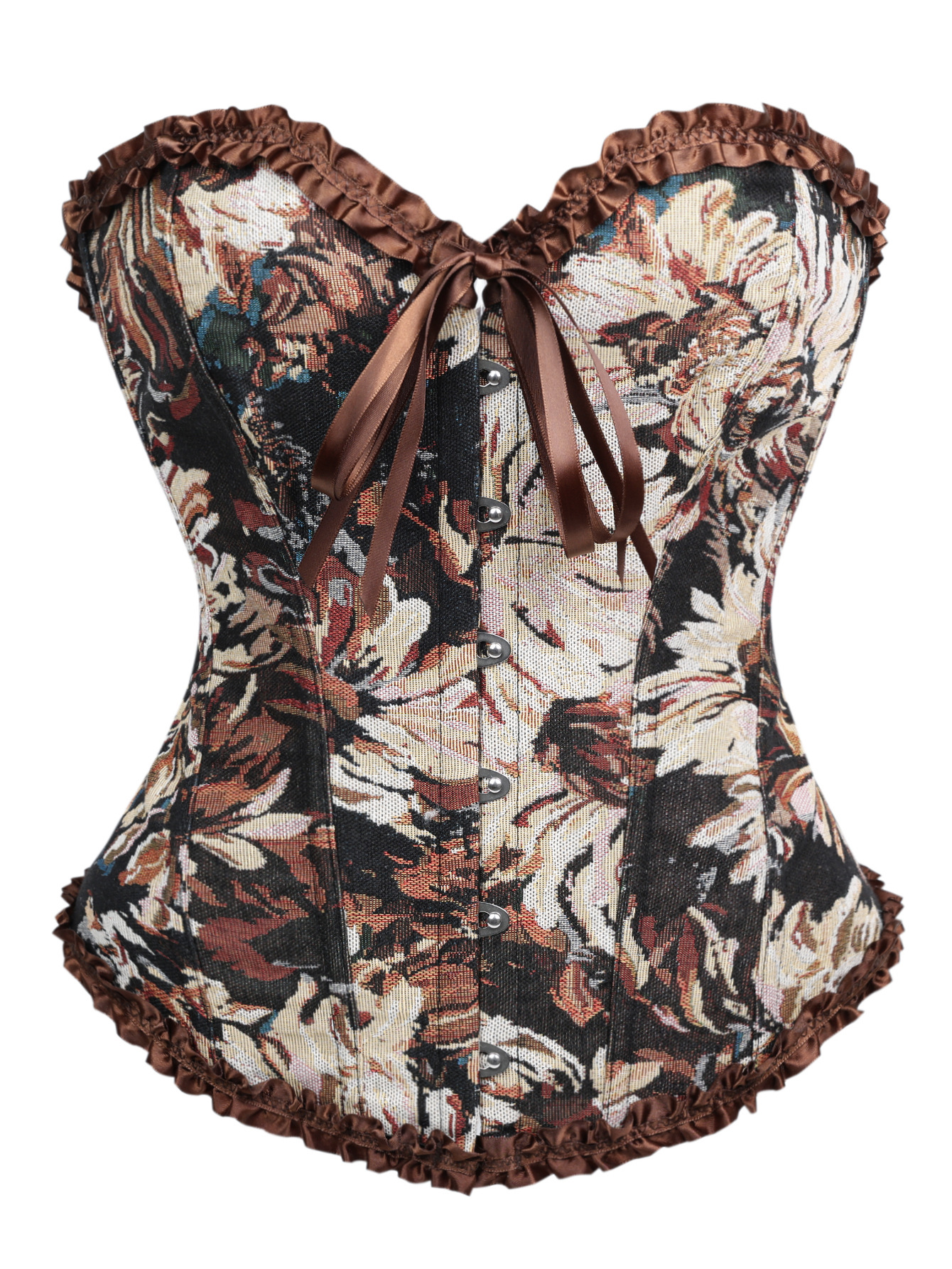 Nuevos flores de albaricoque con encaje, cintura de cintura, bra, corte, ropa de cuerpo, Aliexpress, suministro transfronterizo