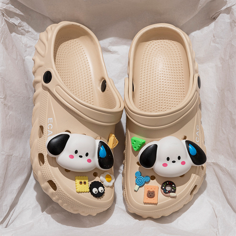 말문이 막힌 개 카키색