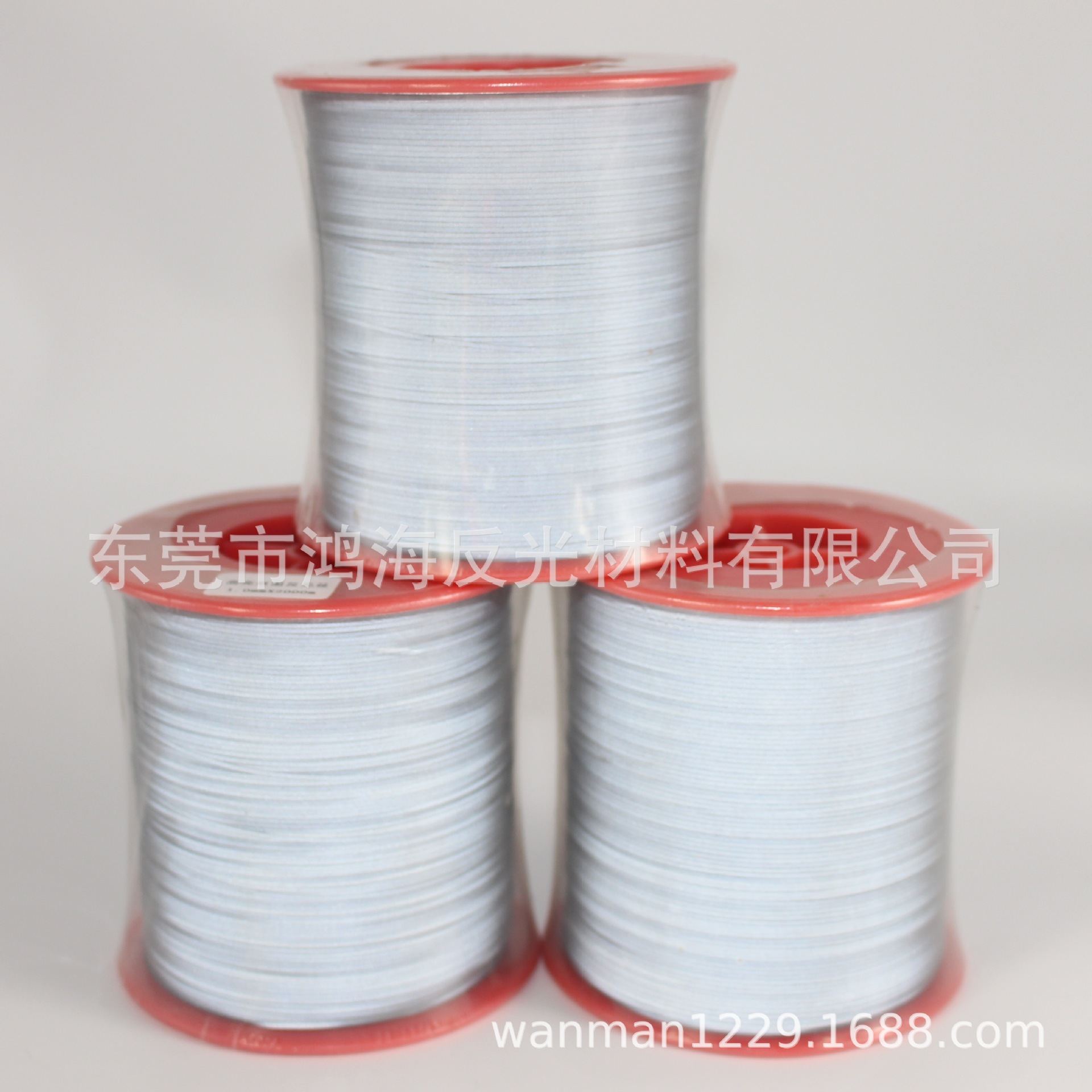 厂家供应 反光丝 反光线 可用于编织各种绳带 高亮双面