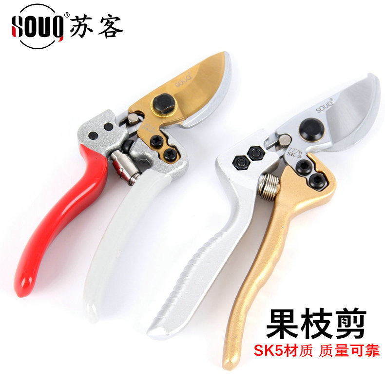 SK5果枝剪修枝剪摘果器园艺剪刀花枝剪果树修枝剪刀园林果枝剪