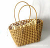 Woven handheld basket, purse, beach bag