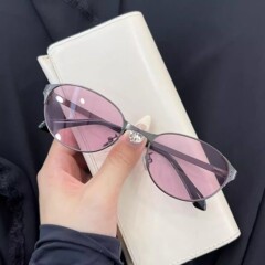 新商品スポット猫目レトロファッションモダンサングラス女性トレンド始球スプリングミラー脚サングラスヒップホップ男