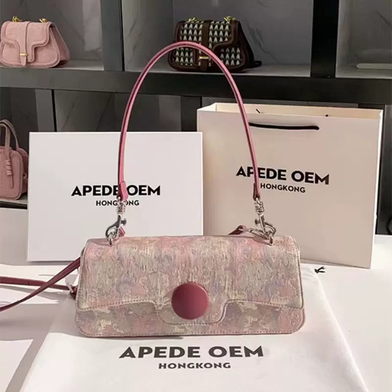 Сумка-подмышка APEDE OEM 2023, однолямочная, цвет bleach, 31×6×12 см