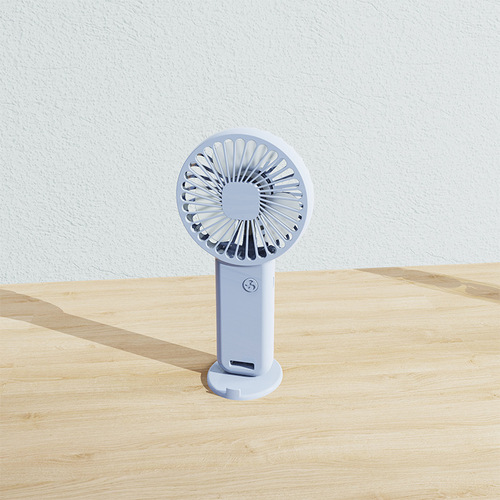 New handheld mini fan USB charging portable small electric fan office mobile phone holder