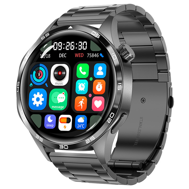 New Watch5pro Smart Watch Heart Rate Blood Pressure 1.53 Inch Men Photo Watch Bluetooth Call
