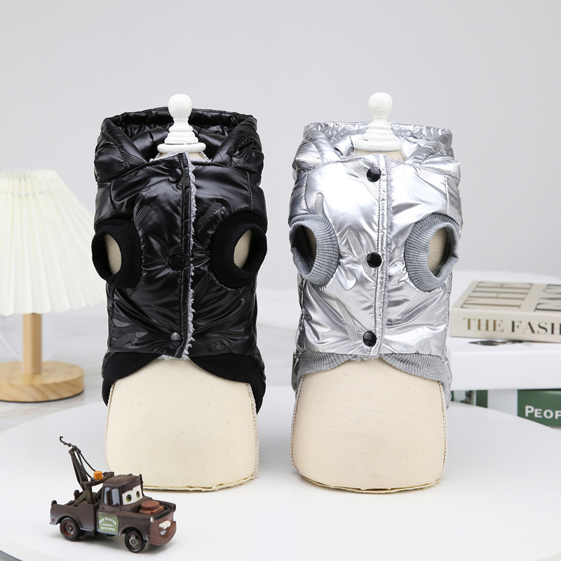 Ropa para perros Otoño e Invierno nueva ropa acolchada de algodón Teddy ropa para mascotas perro pequeño Otoño e Invierno 21 ropa acolchada de algodón de dos patas desmotada