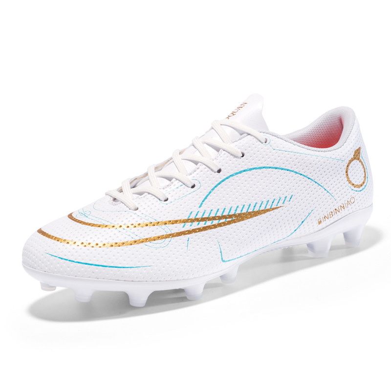 Zapatos de fútbol bajos transfronterizos para hombres uñas largas uñas cortas uñas rotas zapatillas de entrenamiento estudiantes masculinos y femeninos campus césped