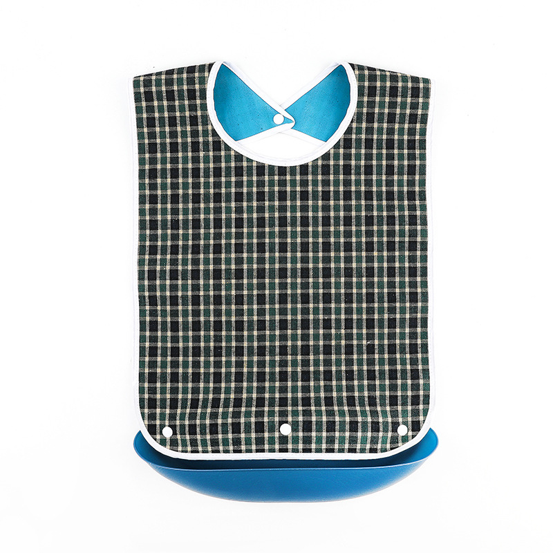 En stock al por mayor impermeable de gran tamaño adulto alimentos babero comedor ancianos babero saliva toalla al por mayor