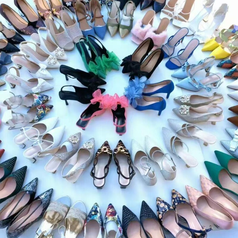 Step by Step Flowers~Elegant Sequined Toe Hollow Sandals for Women, Pointed Toe Shallow Fashion Shoes, Wine Glass Heels and Buckles for Women Step by Step Flowers~Elegant Sequined Toe Hollow Sandals for Women, Pointed Toe Shallow Fashion Shoes, Wine Glass Heels and Buckles for Women