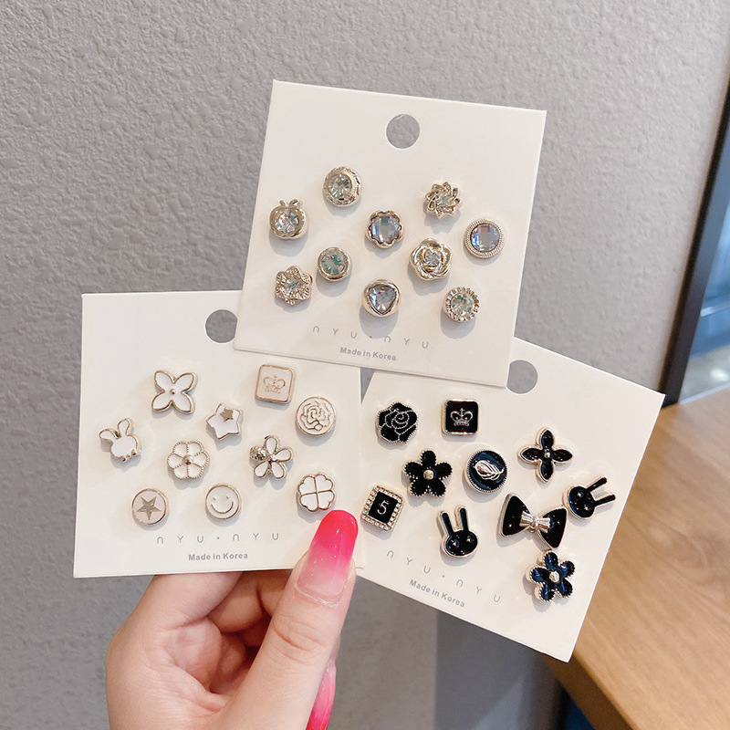 Perla anti-exposición pecho pin hebilla mujer pin ropa fija camisa accesorios decorativos bufanda hebilla fija