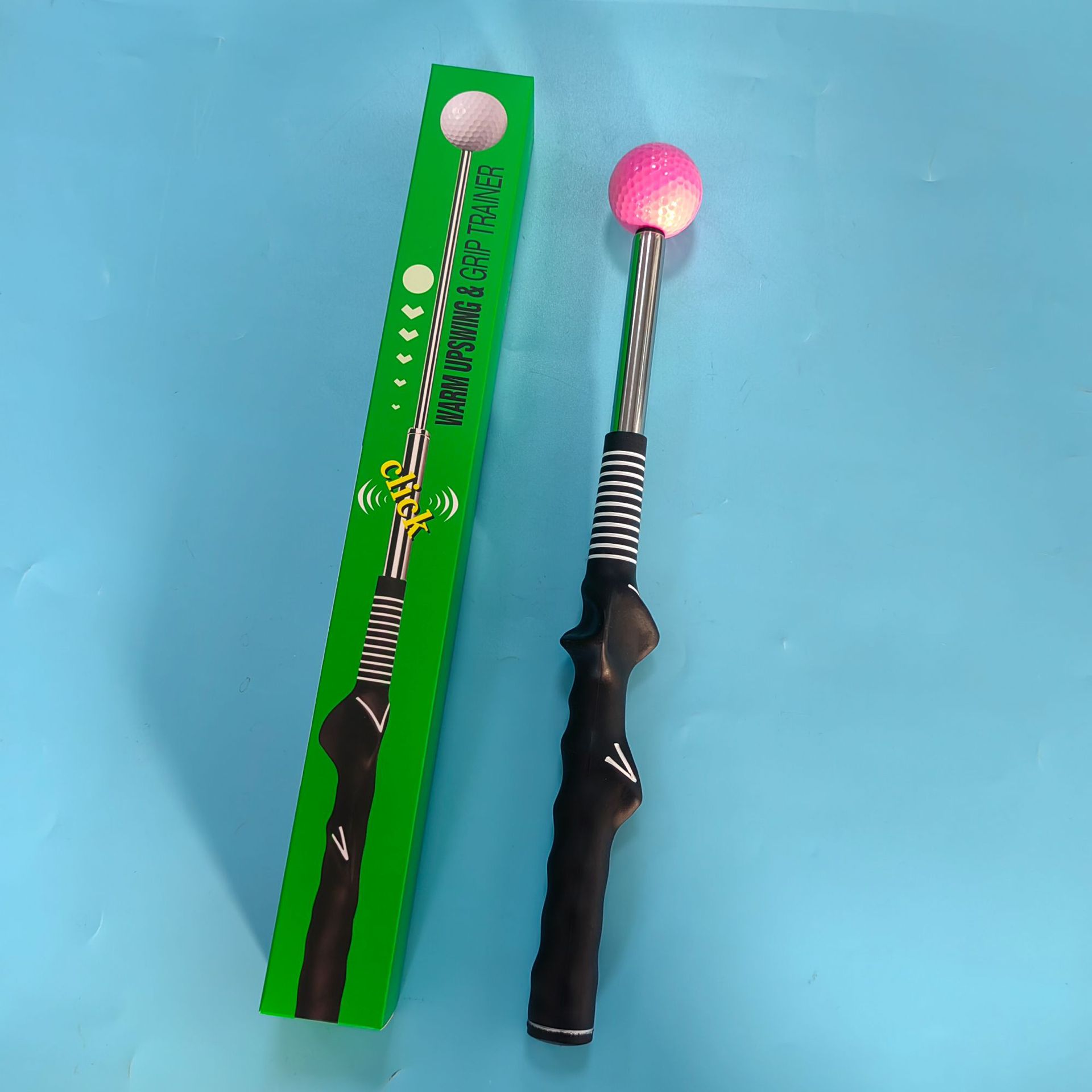 블랙 그립 + 핑크 볼 + 컬러 박스