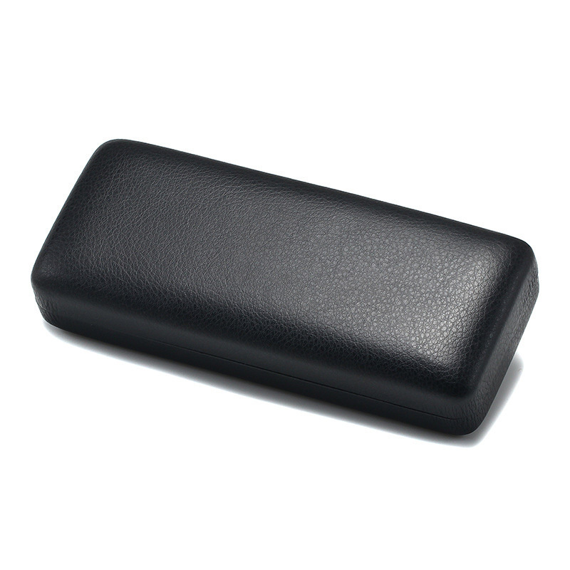 Rectangular lychee pattern glasses case iron box anti-pressure flip myopia glasses case metal glasses case Rectangular lychee pattern glasses case iron box anti-pressure flip myopia glasses case metal glasses case
