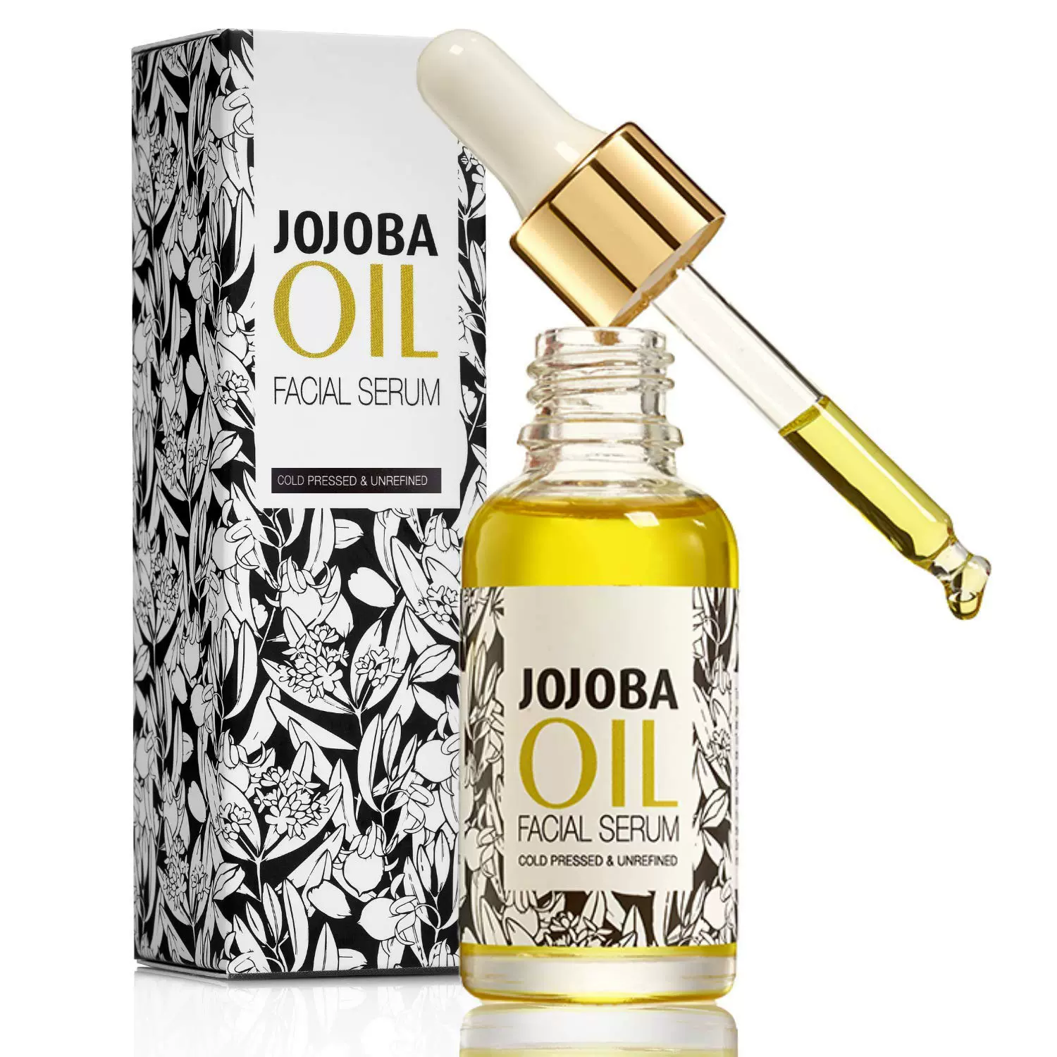 源头厂家荷荷巴油精华跨境OE M Jojoba Oil Facial essence
