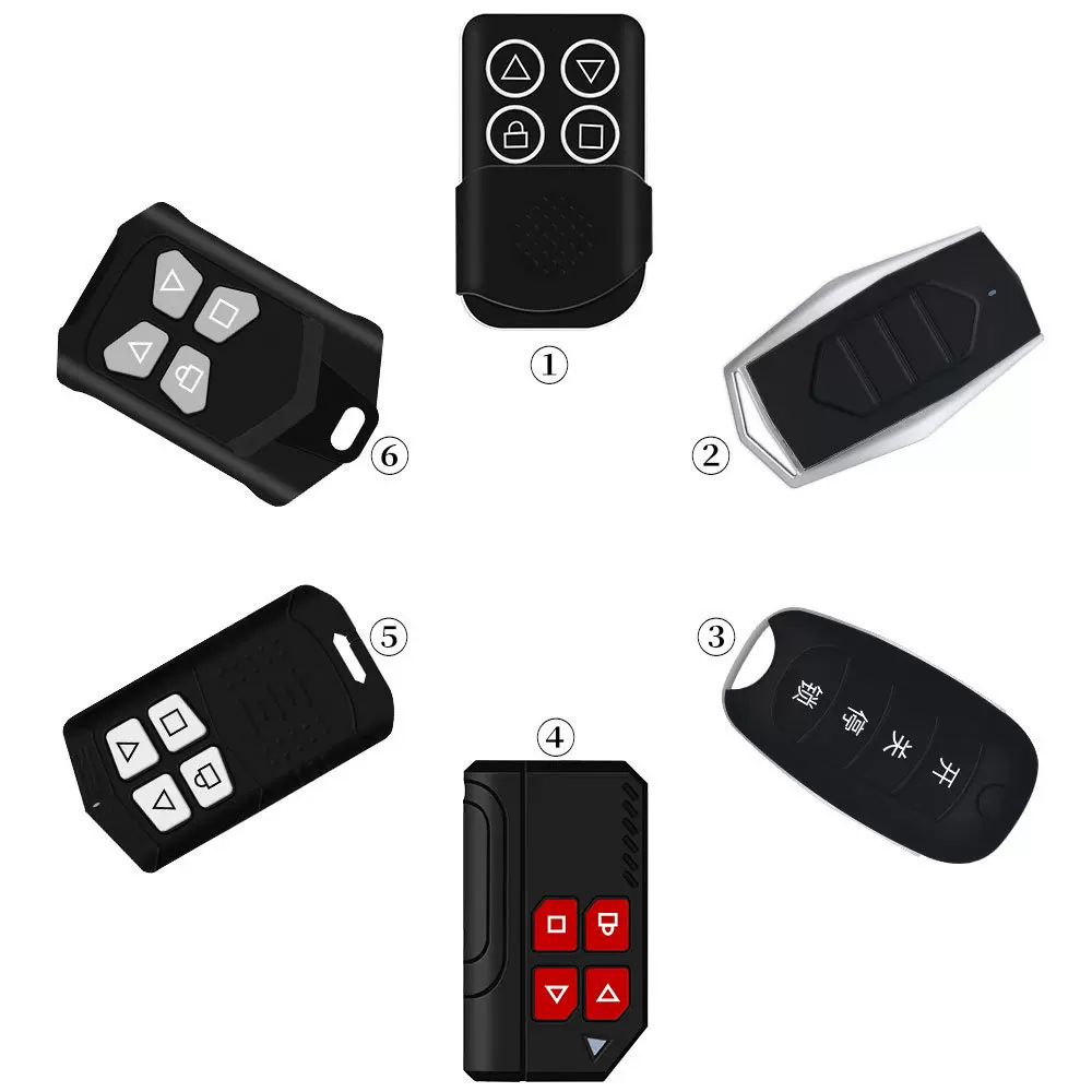 多频点对拷四键无线遥控器私模大功率无线遥控器道闸电动门