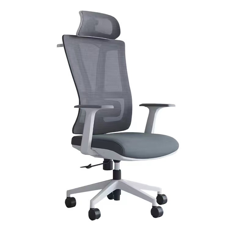 Ergonomic Chair Manager Reclining Chair Home Office Chair Sedentary Waist Support Mesh Chair Conference Chair Headrest Executive Chair
