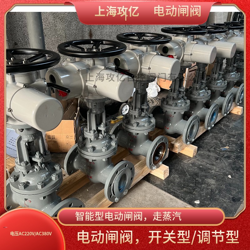 攻亿Z941H-25 DN250隔爆型电动法兰闸阀 配套Z30智能一体式电装