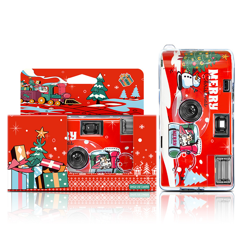 크리스마스 메리 크리스마스 하프 프레임 컬러 사진 12장