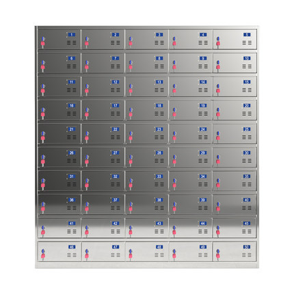 Stainless steel tea cabinet canteen cupboard school sideboard plate cabinet staff workshop water cup storage cabinet locker