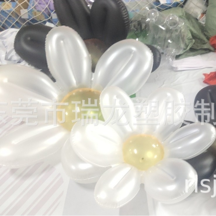 充气pvc花朵仿真植物太阳花装饰卡通气模酒吧商场橱窗美陈吊饰