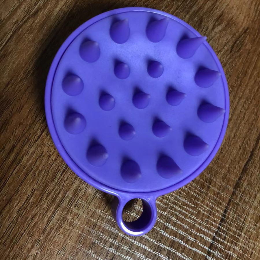 Temu en nombre del champú de pelo artefacto lavado de cuero cabelludo masaje champú peine champú cepillo masajeador peine de silicona rascador de pelo