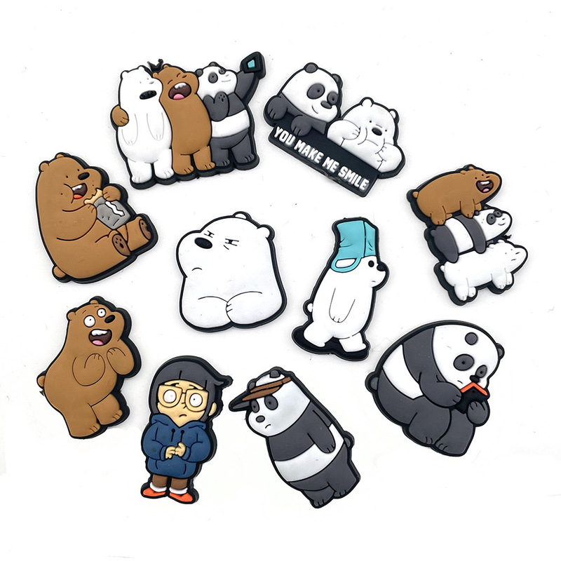 人気のトレンディなブランド漫画アニメーション Zhibixing 下駄花 DIY ソフトゴム下駄アクセサリー取り外し可能な 100 セット|undefined