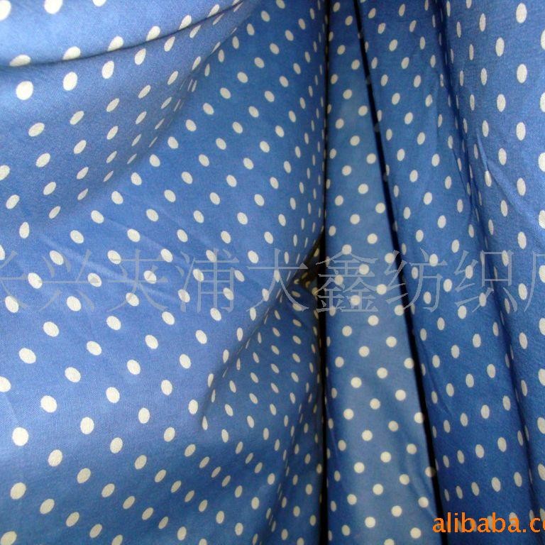 厂家供应常年供春夏新款格子圆点印花超柔轻透童装连衣裙面料布料