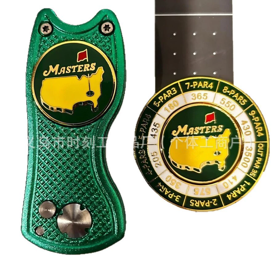 New SCORECARD GOLF BALL MARKER Masters Masters of Independent Station