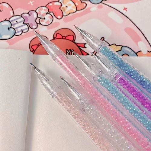 Bubble Knife Pen Cute Ins Style Girl Heartbreak Stone Pen Knife Handbook Sticker Paper Cutting Utility Knife Engraving Knife Wholesale