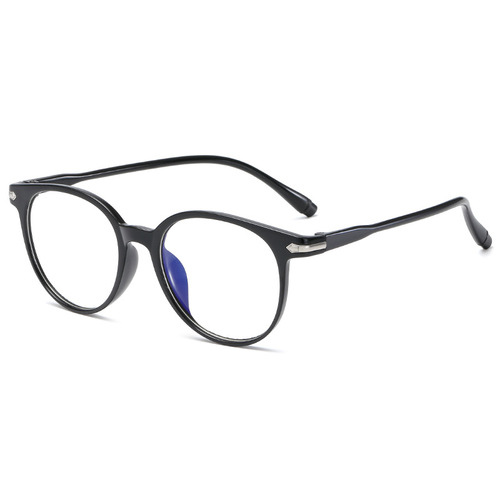 Anti-blue light radiation computer male plain mirror glasses female Korean version trendy big face flat mirror myopia glasses frame flat mirror