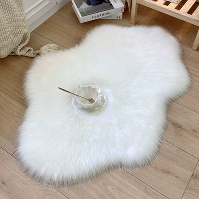 Sofa Cushion Girl's Cabinet Blanket Full-Cover Commercial Splicing Same Style Bedside Company Full-Cover Hotel Entrance Dajiang Carpet (Car Carpet) - white-customized