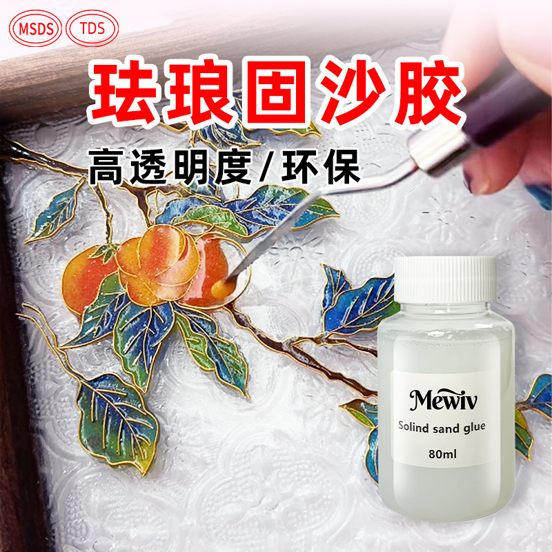 Mewiv Enamel Cloisonné Filament Fixing Adhesive MSDS Acrylic Copolymer High Viscosity Cloisonné Craft DIY Handmade