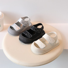 夏季宝宝鞋简约女宝宝包头凉鞋学步鞋婴儿软底男童沙滩鞋1-3岁