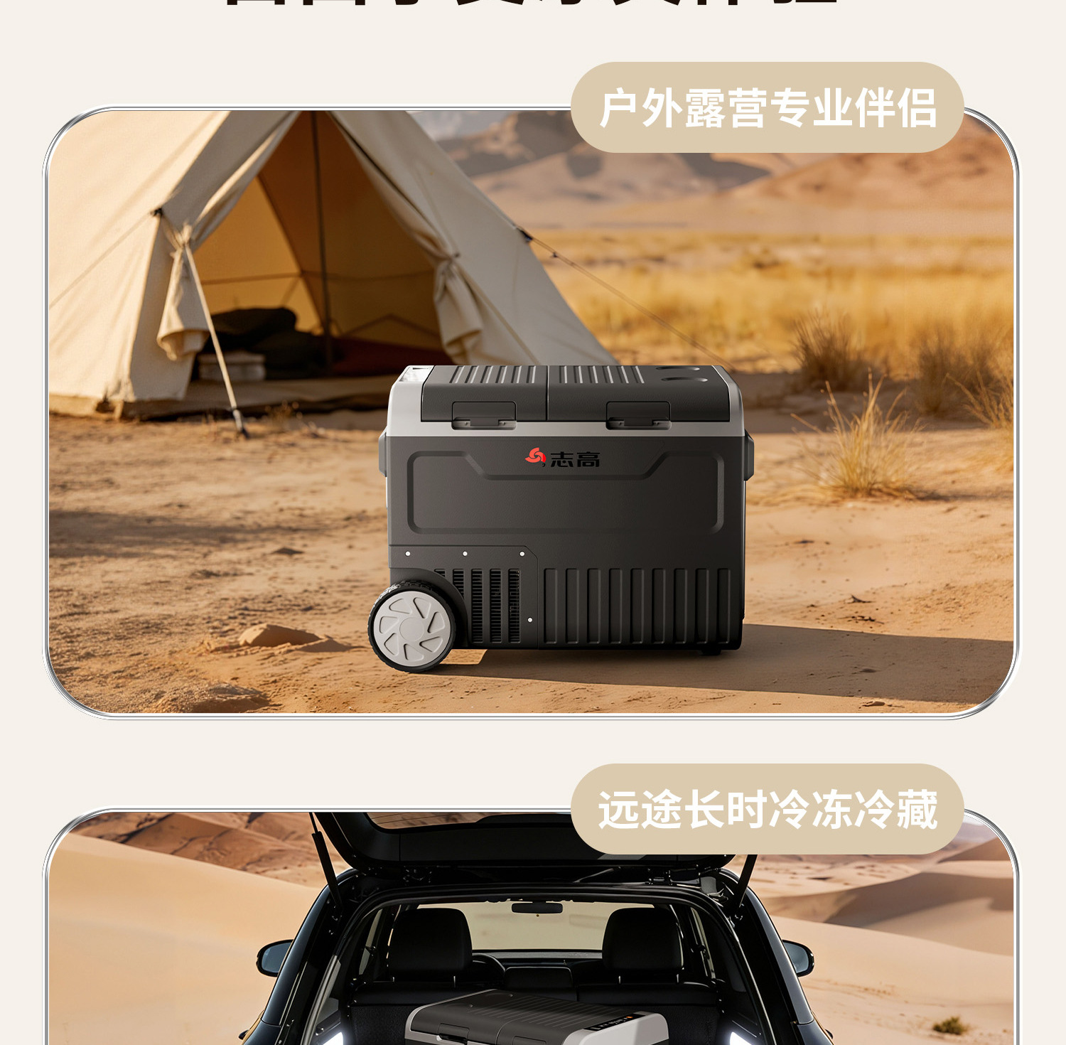 Chigo Car Refrigerator Compressor Cooling System 12V24V220V Dual-Use for Car and Home, Special Refrigerator for Refrigeration and Freezing in Trucks