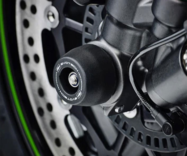Suitable for Kawasaki Zx10R/Zx6R/Ninja H2 1000Sx Modified Front and Rear Axle Protection Head Anti-Fall Rubber