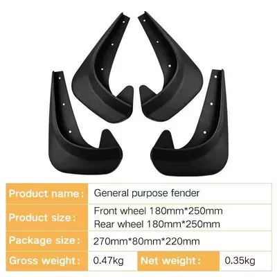 Mudguard Version 4-Piece Mudguard Modification