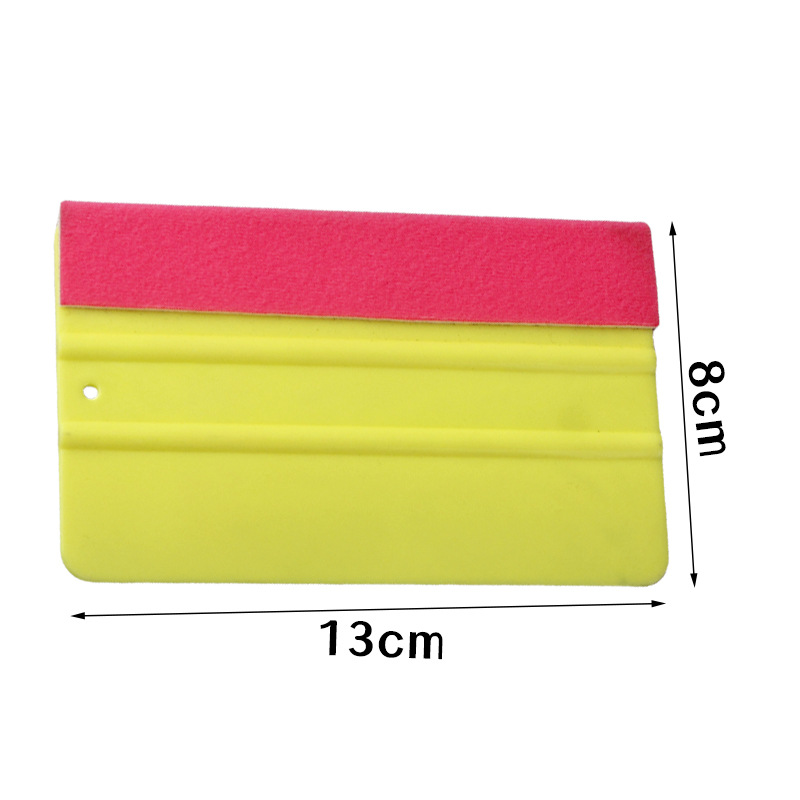 Material suave del automóvil, herramienta de película de cambio de color, raspador, ropa de automóvil, tablero suave, foto cuadrada, raspador de franela gruesa, anti-rayado image 8