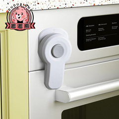 ビープ音熊オーブンドア児童安全ロック家庭用電子レンジドア開放防止固定器赤ちゃんロック保護ロック