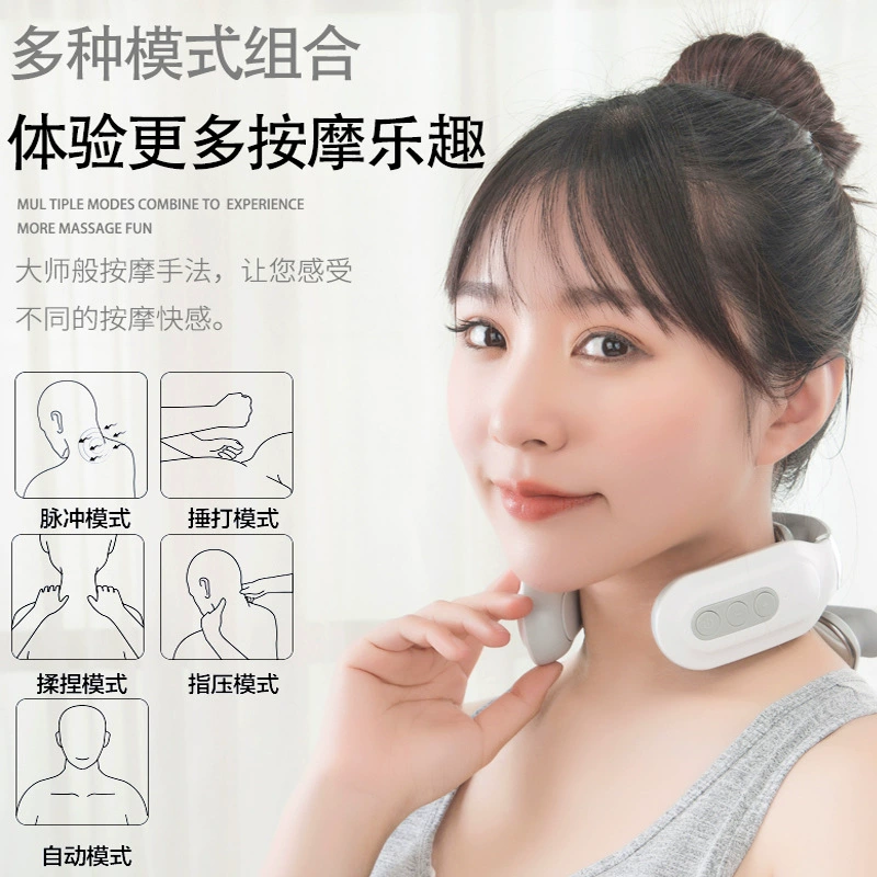 Universal massager, vibration, with neck protection
