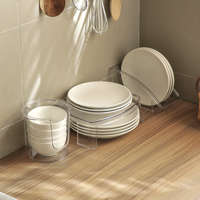 Yimijia estante de almacenamiento de platos, platos de cocina, platos, palillos, caja de almacenamiento de cubiertos en el armario, Zhao Zhiwu