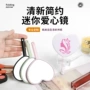 高清定制手持爱心化妆镜