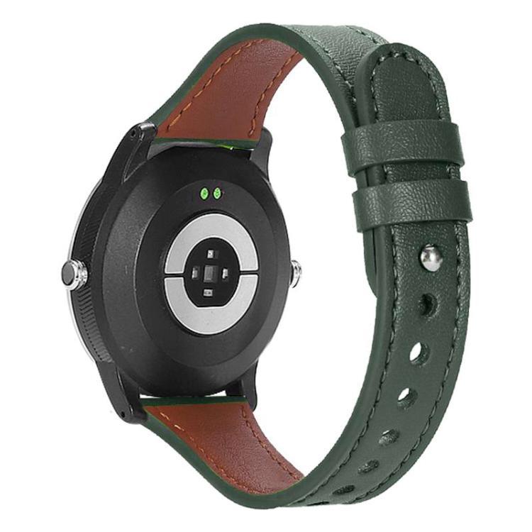 xDfind general doble anillo simple clavo cintura correa de cuero 22mm / 20mm multicolor