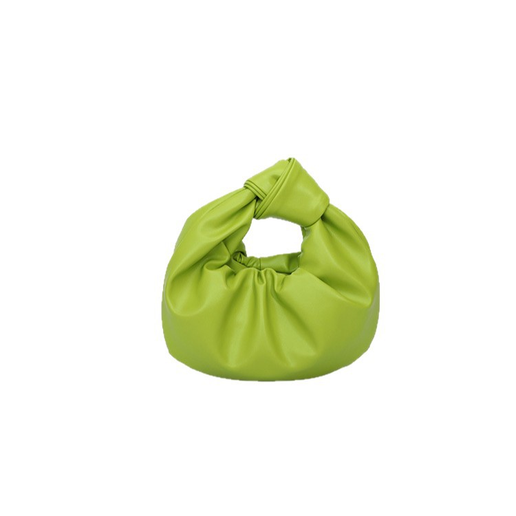 Bolso de Mano con Pliegues de Cuero PU para Uso Diario
