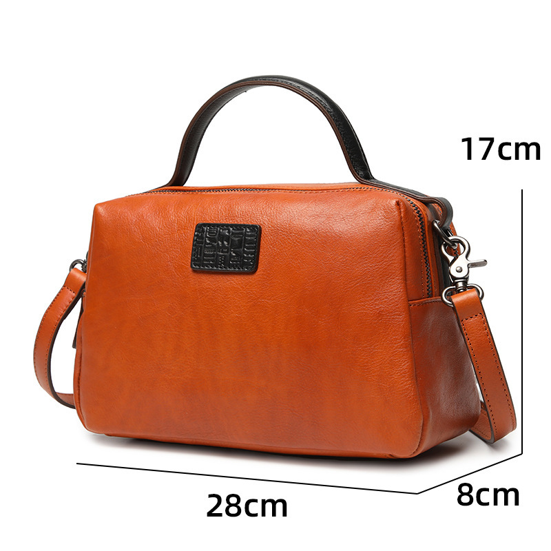 New Foreign Trade Surplus Genuine Leather Bags, Spring Style Versatile Women's Leather Bags, First-Layer Cowhide New Foreign Trade Surplus Genuine Leather Bags, Spring Style Versatile Women's Leather Bags, First-Layer Cowhide